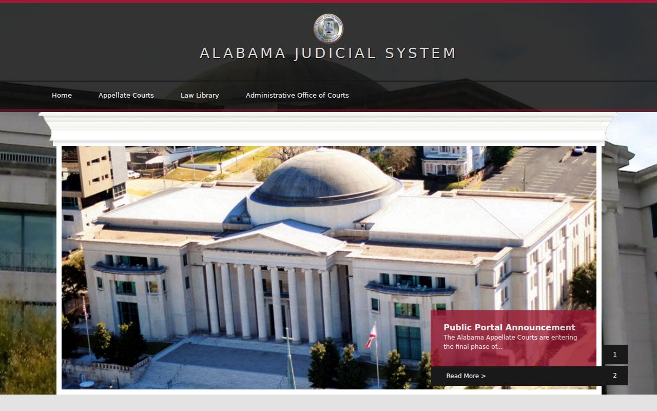 Blount County court records Alabama Judicial System page