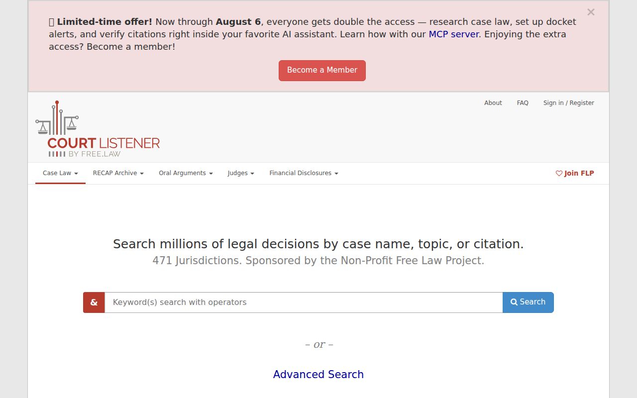 Blount County court records CourtListener legal research
