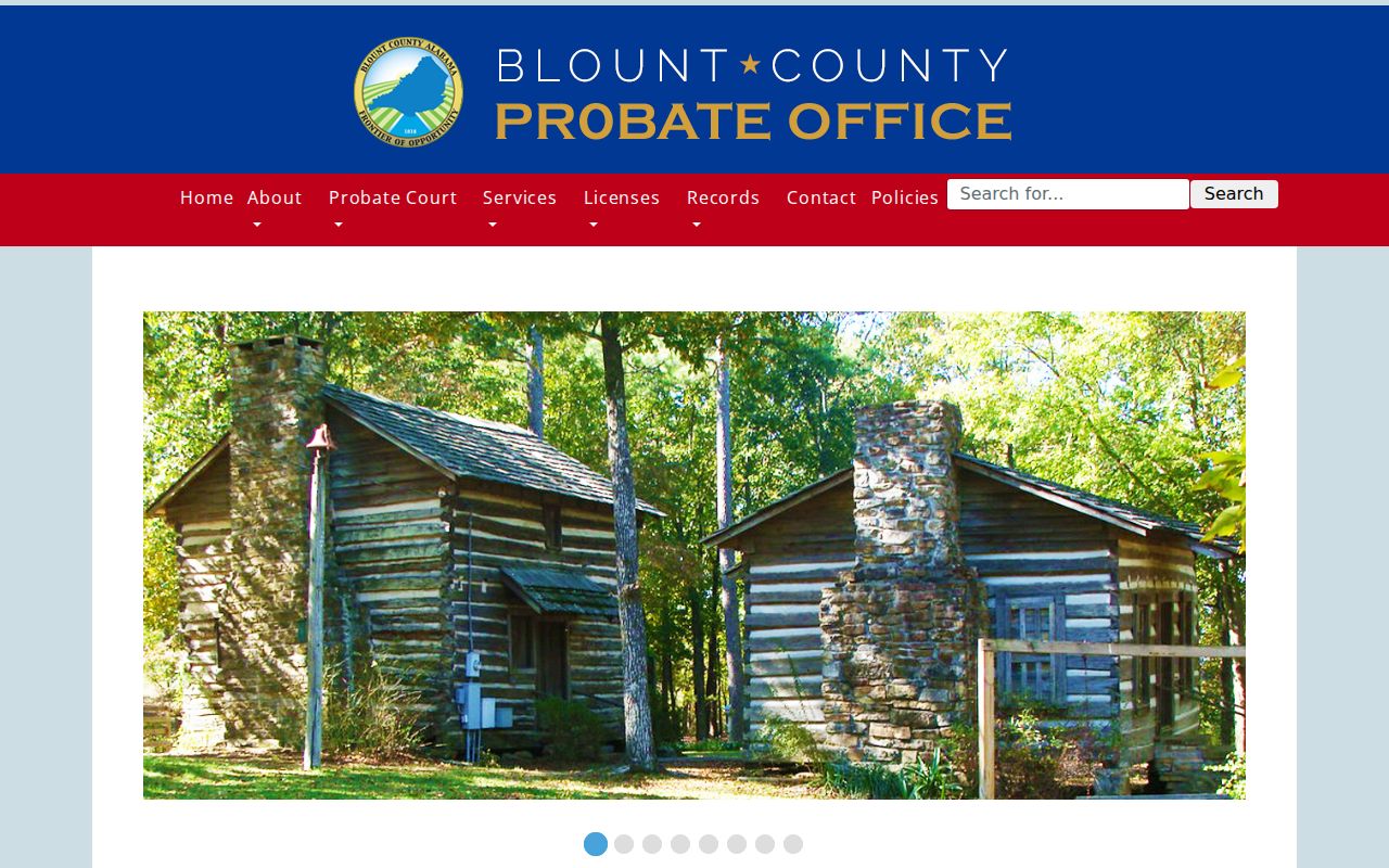Blount County probate records Probate Office home page