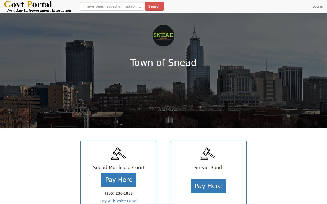 Blount County traffic court records Snead payment portal
